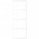 Schuifdeur Esg-Glas En Aluminium Wit