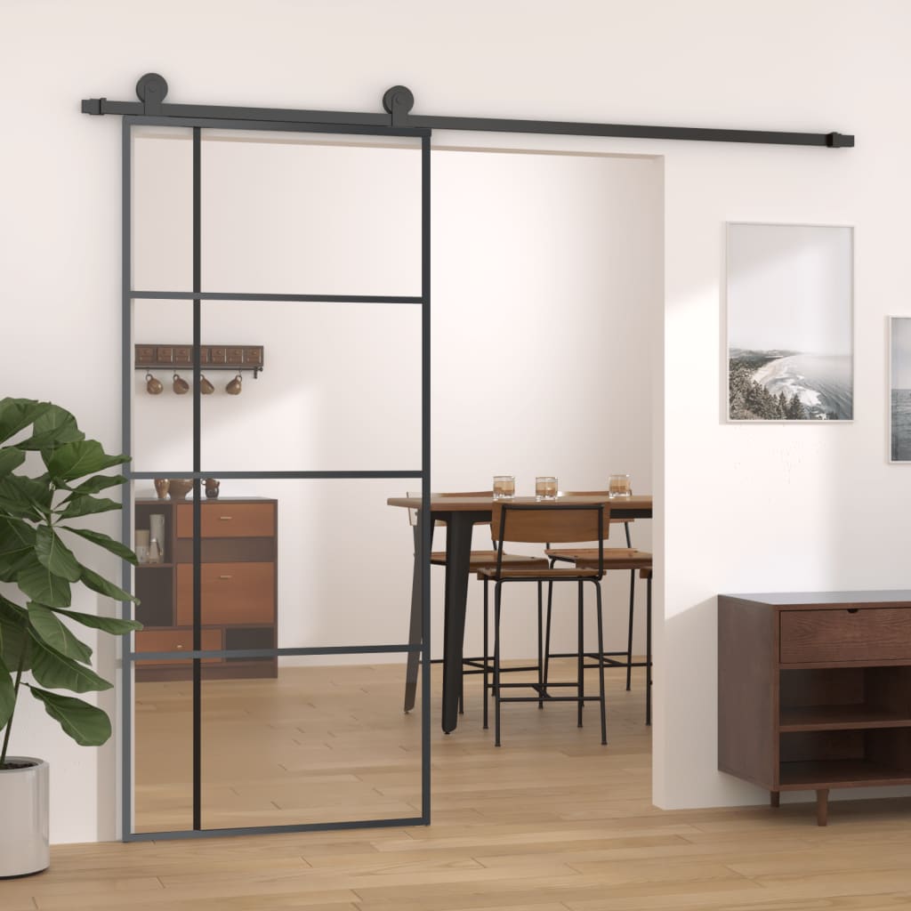 Schuifdeur Esg-Glas En Aluminium