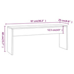 3-Delige Eethoek Bewerkt Hout