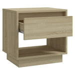 Nachtkastjes 45X34X44 Cm Bewerkt Hout Kleurig