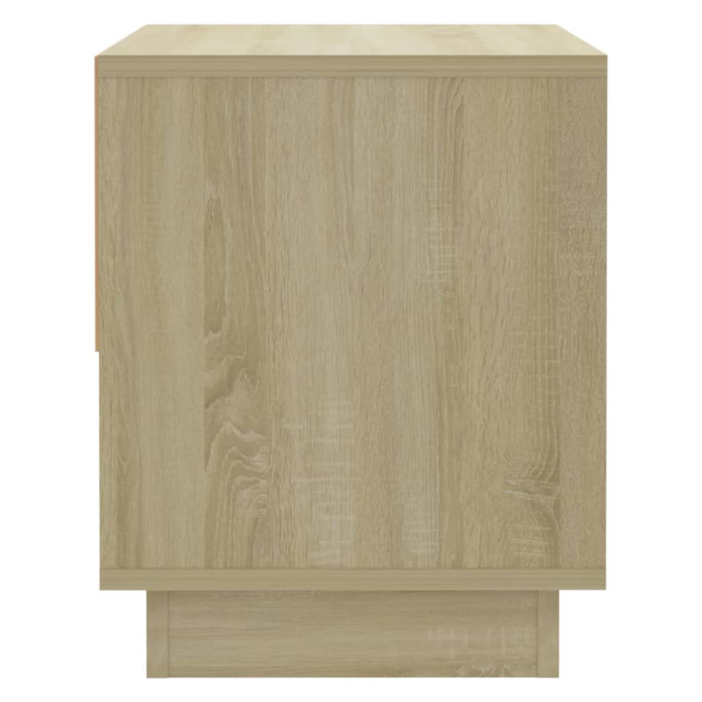 Nachtkastjes 45X34X44 Cm Bewerkt Hout Kleurig