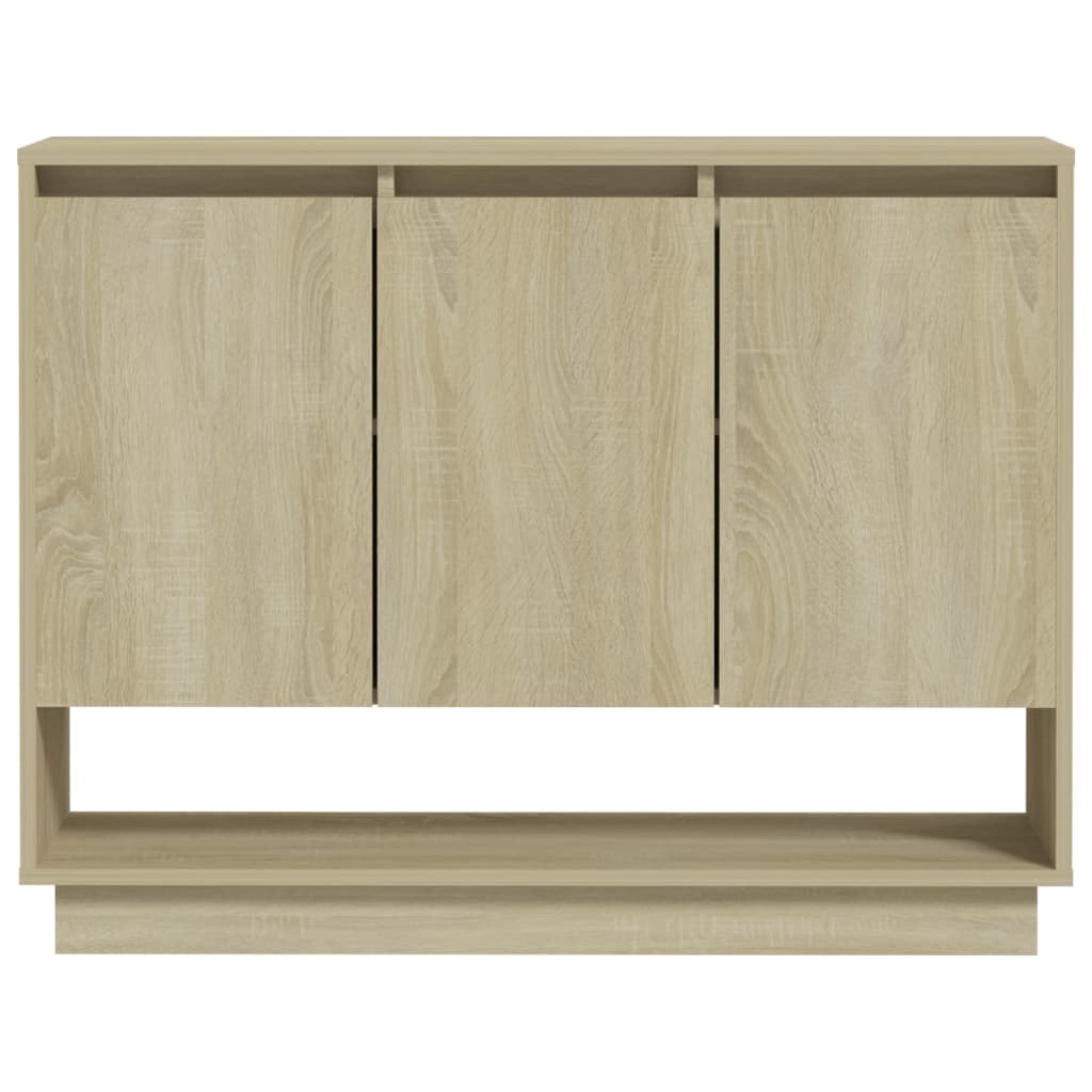 Dressoir 97X31X75 Cm Bewerkt Hout Kleurig