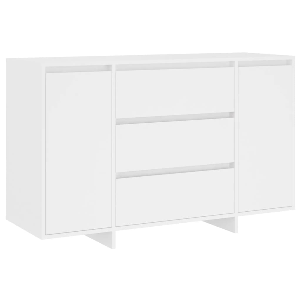 Dressoir Met 3 Lades 120X41X75 Cm Bewerkt Hout