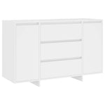 Dressoir Met 3 Lades 120X41X75 Cm Bewerkt Hout