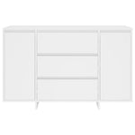Dressoir Met 3 Lades 120X41X75 Cm Bewerkt Hout