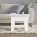 Salontafel 55X55X42 Cm Bewerkt Hout