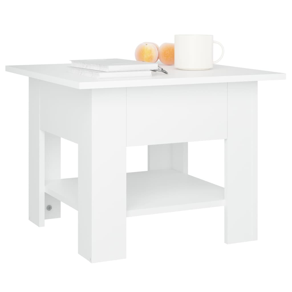 Salontafel 55X55X42 Cm Bewerkt Hout