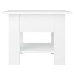 Salontafel 55X55X42 Cm Bewerkt Hout