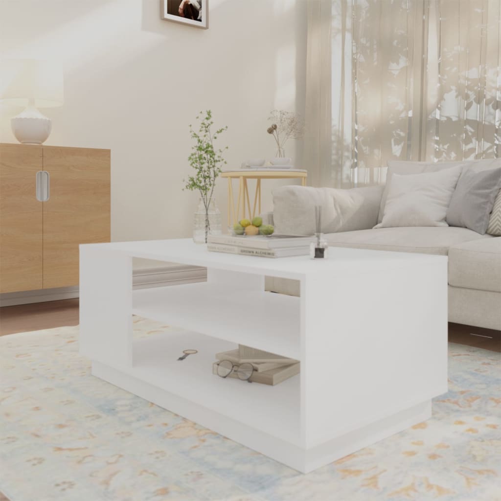 Salontafel 102X55X43 Cm Bewerkt Hout