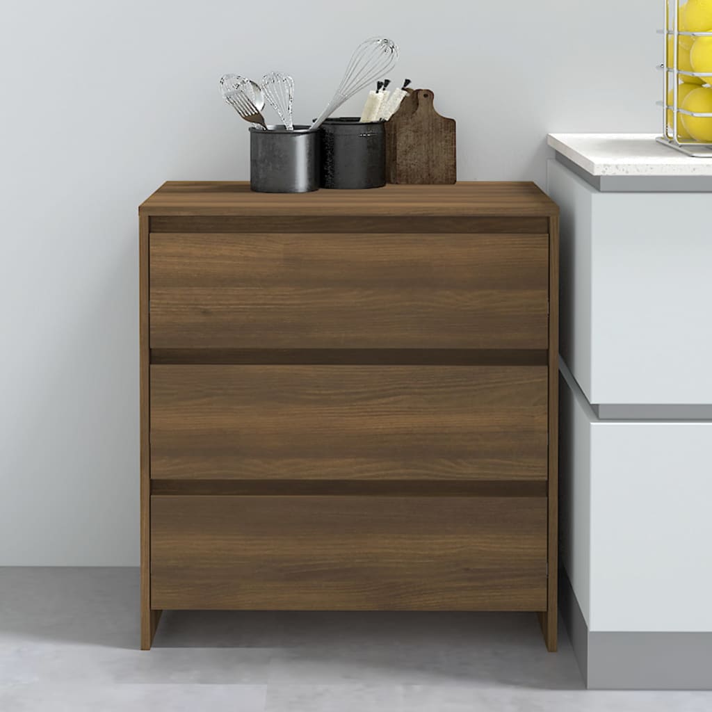 Dressoir 70X41X75 Cm Bewerkt Hout