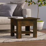Salontafel 55X55X42 Cm Bewerkt Hout