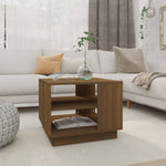 Salontafel 55X55X43 Cm Bewerkt Hout