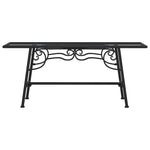 Boombank 110 Cm Staal Zwart Zwart En Blauw