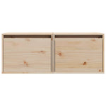Wandkasten 45X30X35 Cm Massief Grenenhout