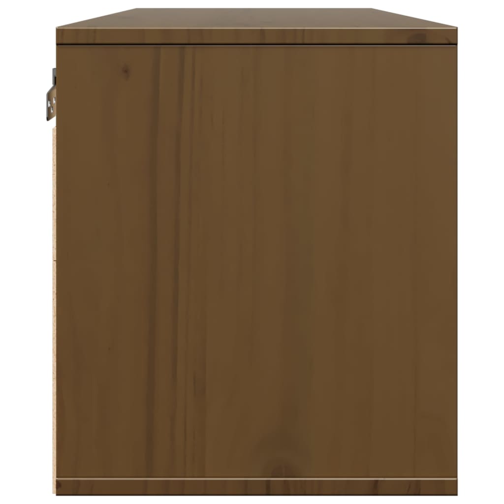 Wandkasten 45X30X35 Cm Massief Grenenhout