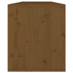 Wandkasten 60X30X35 Cm Massief Grenenhout