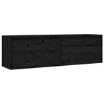 Wandkasten 60X30X35 Cm Massief Grenenhout