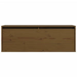Wandkast 100X30X35 Cm Massief Grenenhout