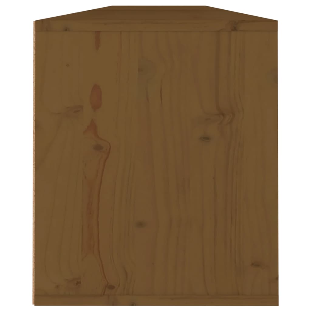 Wandkasten 100X30X35 Cm Massief Grenenhout