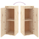 Wandkast 30X30X80 Cm Massief Grenenhout