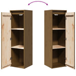 Wandkasten 30X30X100 Cm Massief Grenenhout