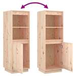 Hoge Kast 37X34X110 Cm Massief Grenenhout