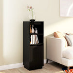 Hoge Kast 37X34X110 Cm Massief Grenenhout