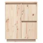 Dressoir 60X34X75 Cm Massief Grenenhout