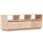 Tv-Meubel 140X37X50 Cm Massief Grenenhout