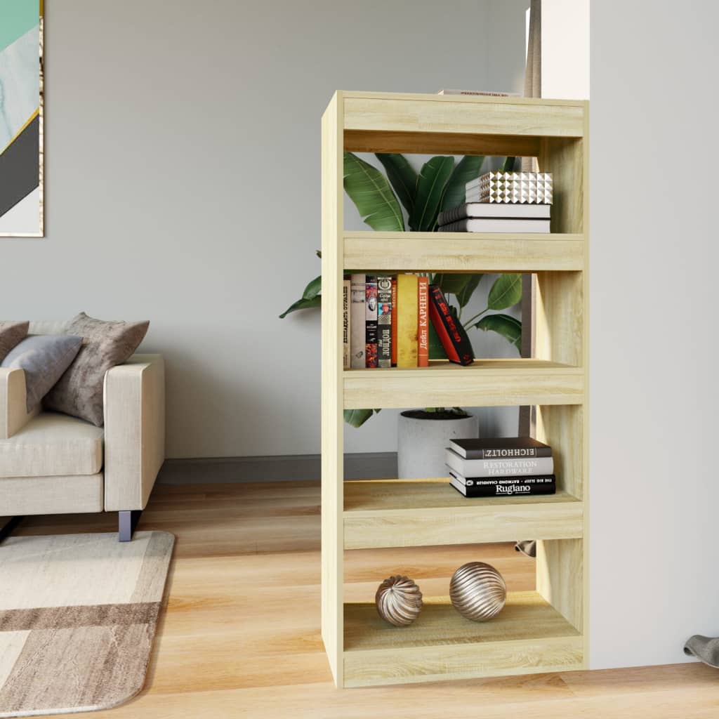Boekenkast/Kamerscherm 60X30X135 Cm Bewerkt Hout