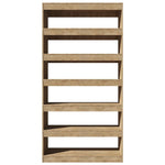 Boekenkast/Kamerscherm 100X30X198 Cm Bewerkt Hout