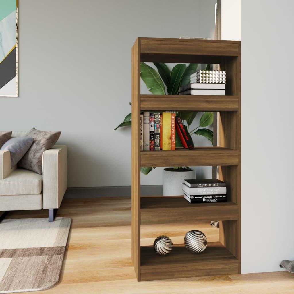Boekenkast/Kamerscherm 60X30X135 Cm Bewerkt Hout