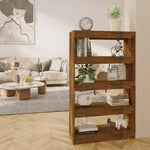 Boekenkast/Kamerscherm 80X30X135 Cm Bewerkt Hout