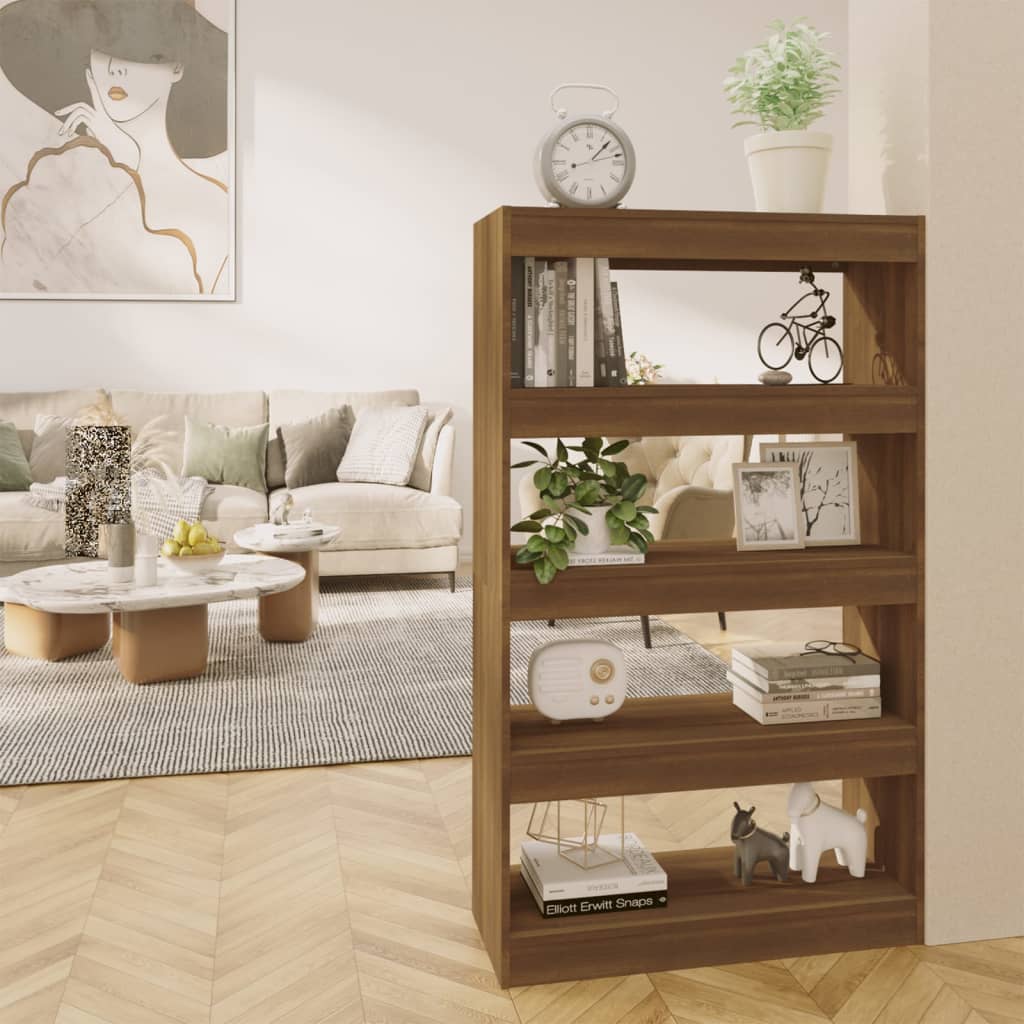 Boekenkast/Kamerscherm 80X30X135 Cm Bewerkt Hout