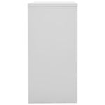 Lockerkasten 90X45X92,5 Cm Staal Lichtgrijs En Blauw