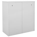 Lockerkasten 90X45X92,5 Cm Staal Lichtgrijs