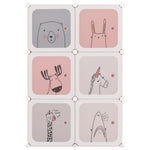 Kinderopbergmeubel Met 6 Vakken Polypropeen