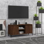 Tv-Meubel Met Metalen Poten 03,5X35X50 Cm