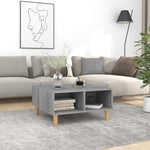 Salontafel 60X60X30 Cm Bewerkt Hout
