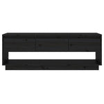 Tv-Meubel 110,5X34X40 Cm Massief Grenenhout