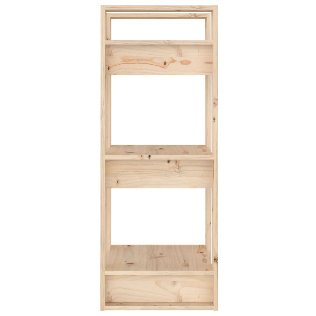 Boekenkast/Kamerscherm 41X35X91 Cm Massief Grenenhout