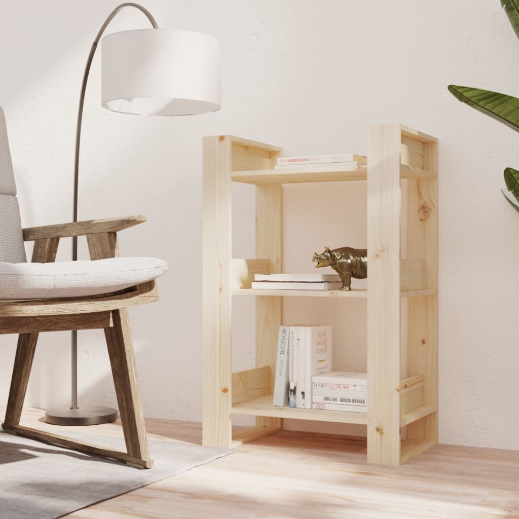 Boekenkast / Kamerscherm 60X35X91 Cm Massief Grenenhout