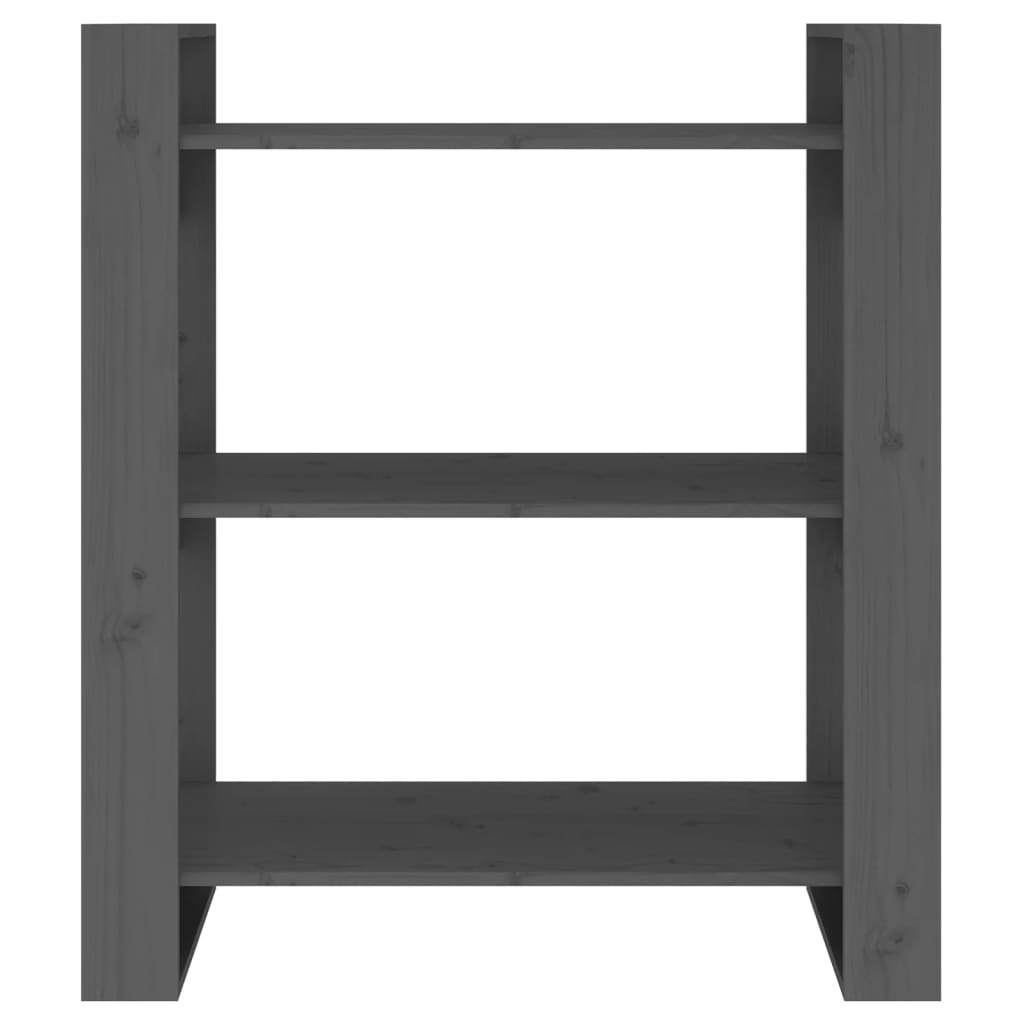 Boekenkast/Kamerscherm 80X35X91 Cm Massief Grenenhout