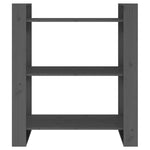 Boekenkast/Kamerscherm 80X35X91 Cm Massief Grenenhout