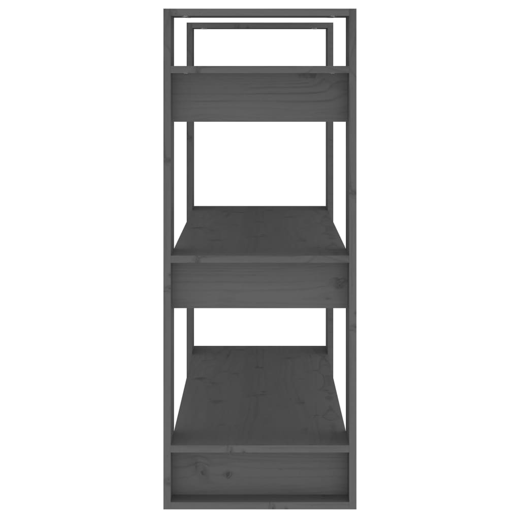 Boekenkast/Kamerscherm 80X35X91 Cm Massief Grenenhout