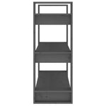 Boekenkast/Kamerscherm 80X35X91 Cm Massief Grenenhout