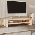 Monitorstandaard 50X24X13 Cm Massief Grenenhout