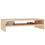 Monitorstandaard 50X24X13 Cm Massief Grenenhout