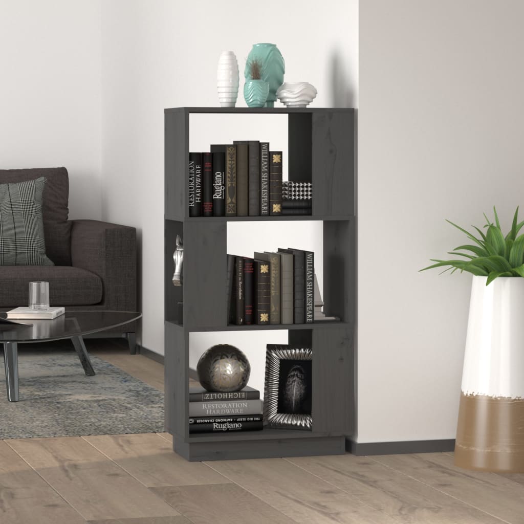 Boekenkast/Kamerscherm 51X25X101 Cm Massief Grenenhout