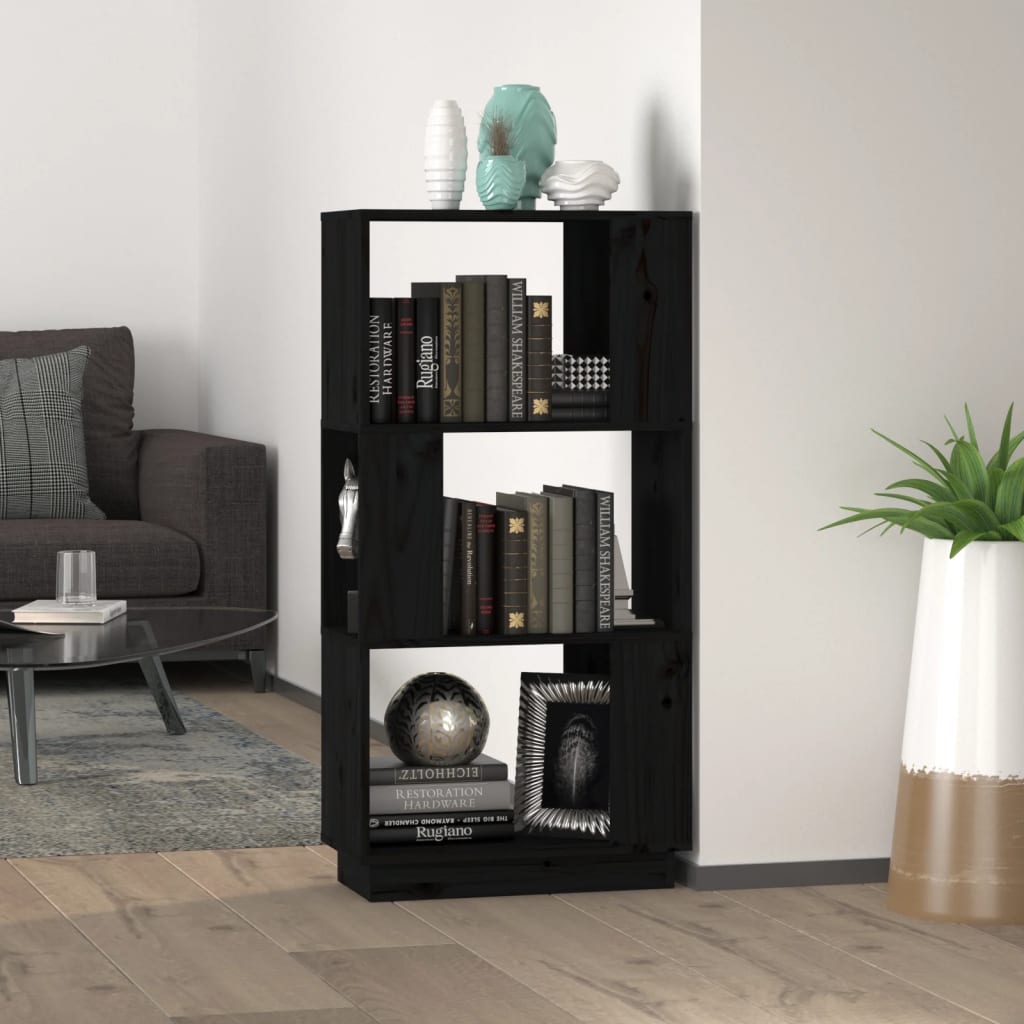 Boekenkast/Kamerscherm 51X25X101 Cm Massief Grenenhout